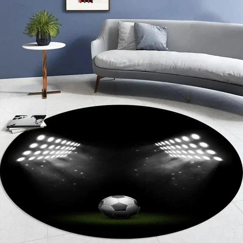 Soccer Round Carpet for Home Decor Trikidsworld