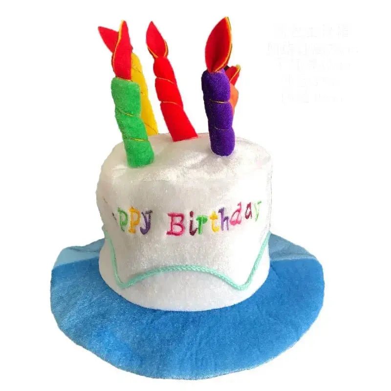 Adult Halloween Fancy Dress Up Hat Stage Show Props Clown Funny Dress Up Clown Hat Carnival Birthday Cake Cap Trikidsworld
