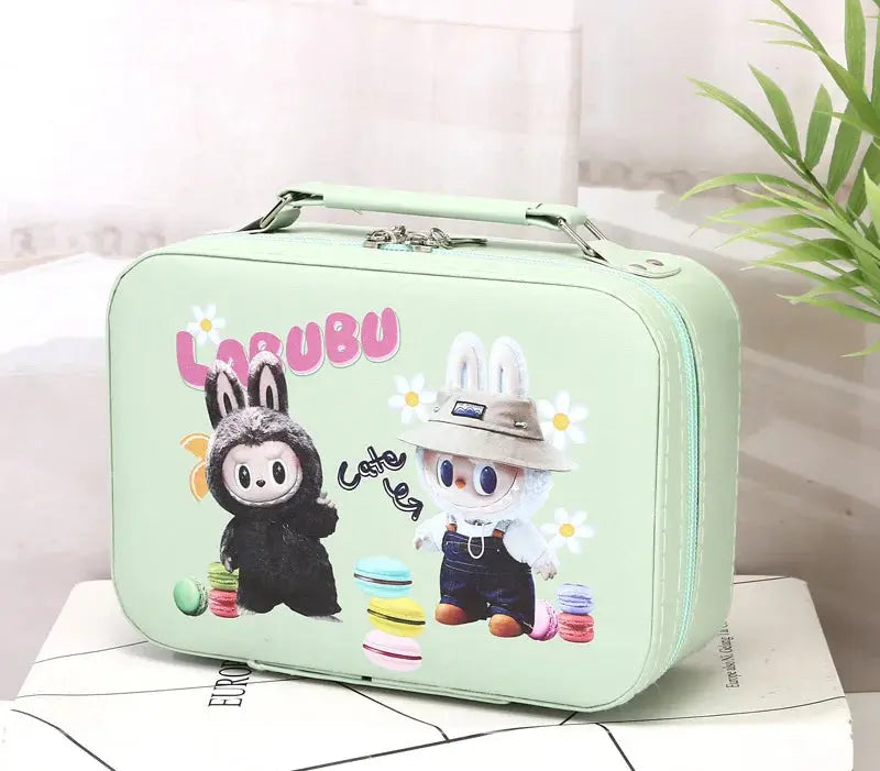 New Cute Cartoon Monster Doll Makeup Bag Multi Functional Handheld Portable Small Square Storage Bag Children's Birthday Gift Trikidsworld
