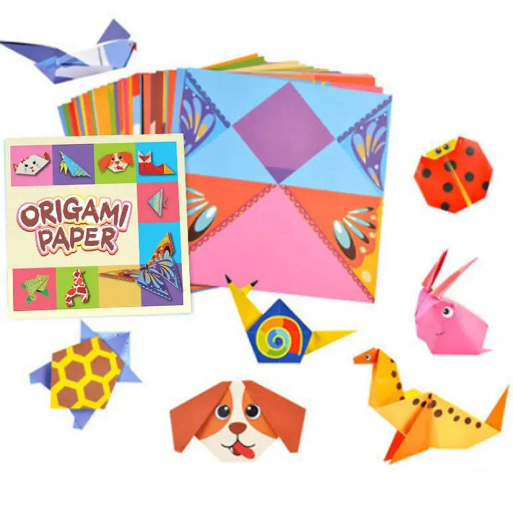 Origami Kit with 30/108 Sheets & Guide Book – DIY for Kids & Beginners Trikidsworld