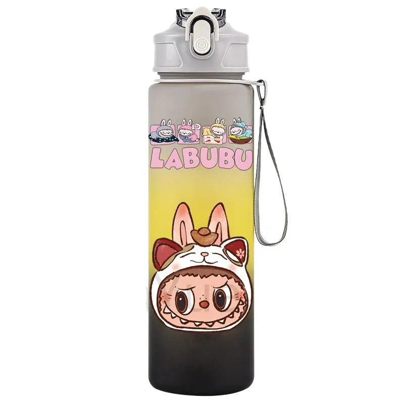 750Ml Cartoon Printed Water Bottle Teenger Student Drinking Portable Cartoon Large Capacity Outdoor Sport Water Cup Kid Gift Trikidsworld