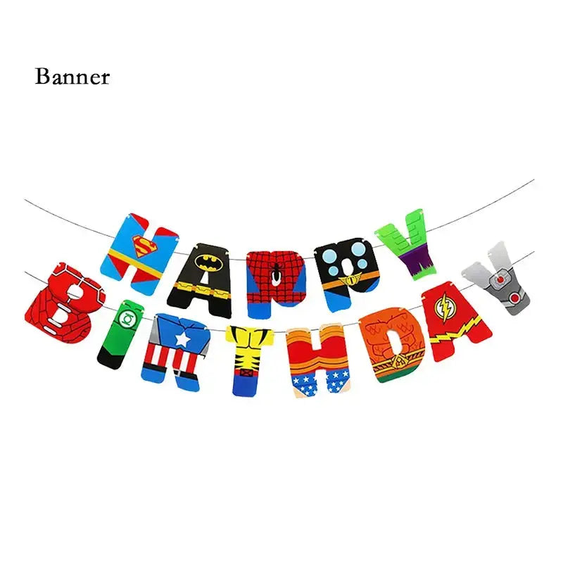 Kids Avengers Marvel Birthday Party Decoration Trikidsworld