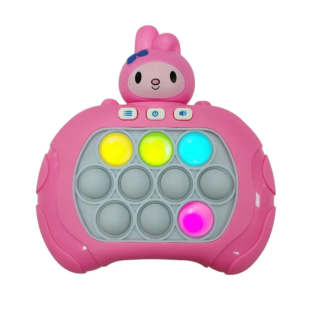 2024 New Pikachu Quick Push Game Pop Up Fidget Bubble Electronic Pop it Pro Game Light AntiStress Toys For Adult Kids Gift 2024 Trikidsworld