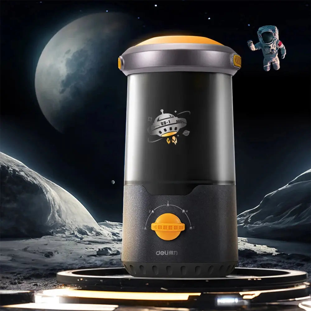 Deli Space Theme Full Automatic Electric Pencil Sharpeners Type-C Fast ChargingDispenser Gift for Children Back to School Trikidsworld