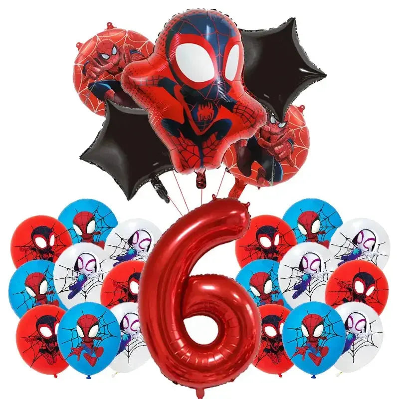 Birthday Party Decoration Spiderman Theme Balloon Trikidsworld