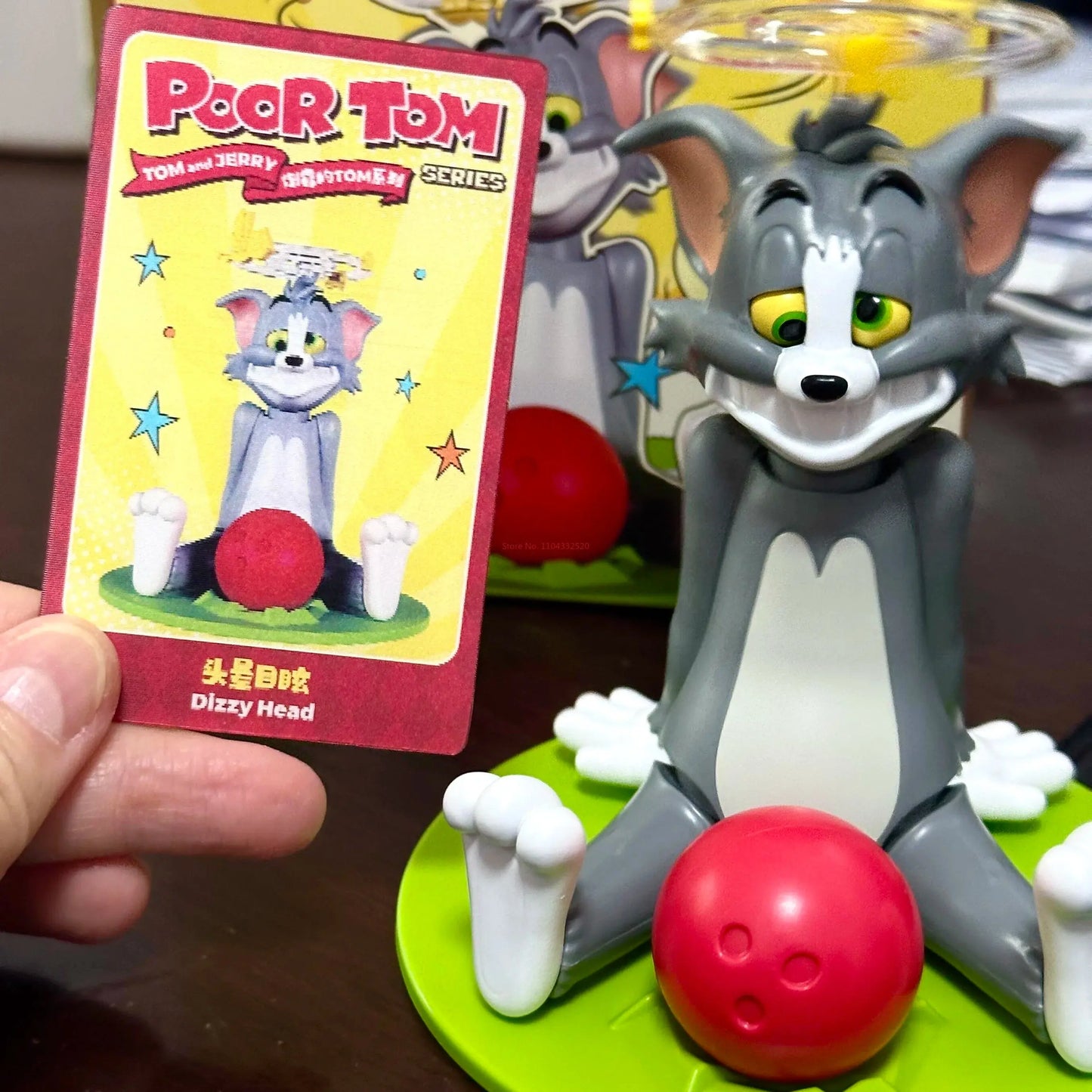100%Genuine 52toys Tom And Jerry The Unlucky Tom Cat And Mouse Blind Box Desktop Ornament Collection Cute Animal Models Gifts Trikidsworld