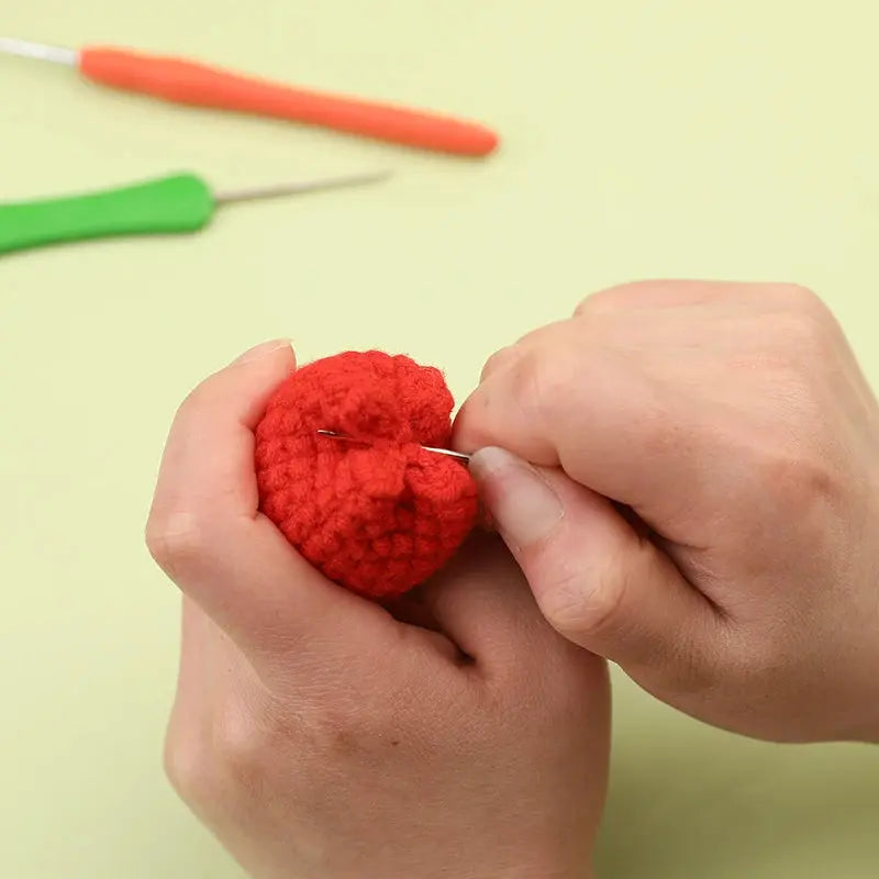 KRABALL 6pcs Crochet Flower Kit – Beginner Set with Yarn, Needles, and Video Tutorial Trikidsworld