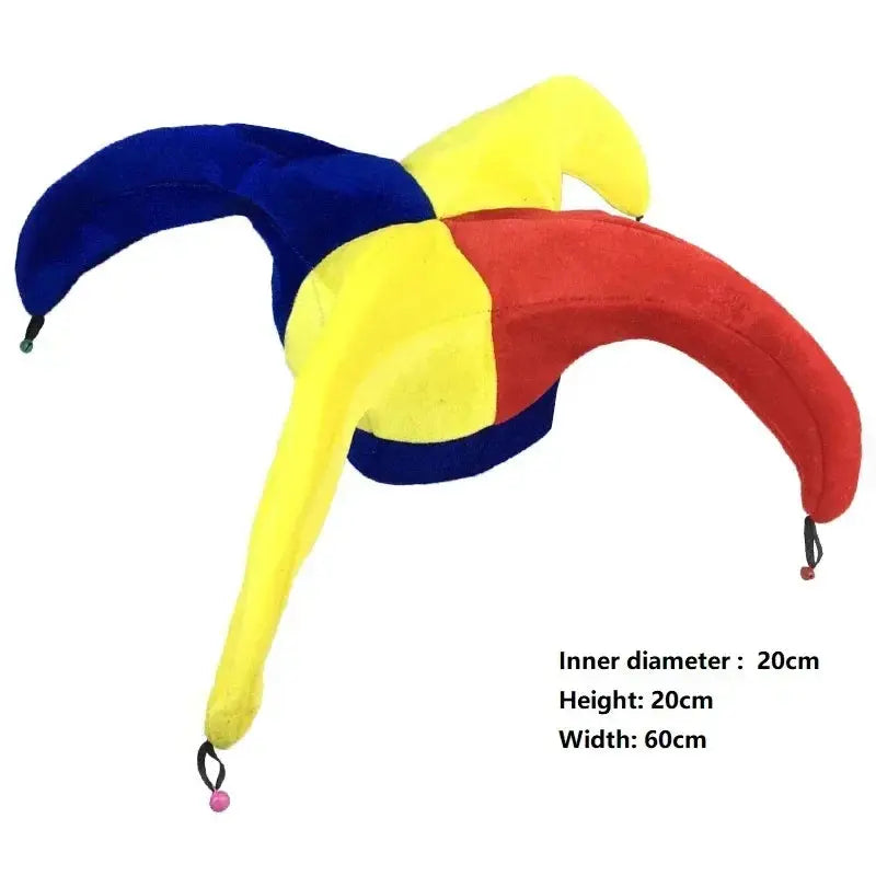 Adult Halloween Fancy Dress Up Hat Stage Show Props Clown Funny Dress Up Clown Hat Carnival Birthday Cake Cap Trikidsworld