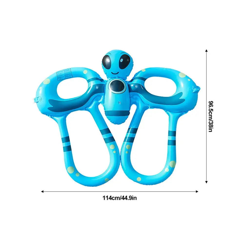PVC Drifting Safety Vest Lightweight Inflatable Buoyancy Vest Portable Adjustable Webbing Safety Buckle Swim Pool Accessories Trikidsworld