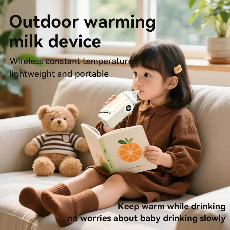 USB Portable Milk Warmer for Baby Outdoor Constant Temperature Bottle Insulation Cover Hot Milk and Milk Heating Cover Trikidsworld