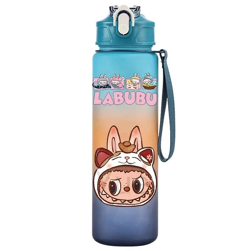 750Ml Cartoon Printed Water Bottle Teenger Student Drinking Portable Cartoon Large Capacity Outdoor Sport Water Cup Kid Gift Trikidsworld