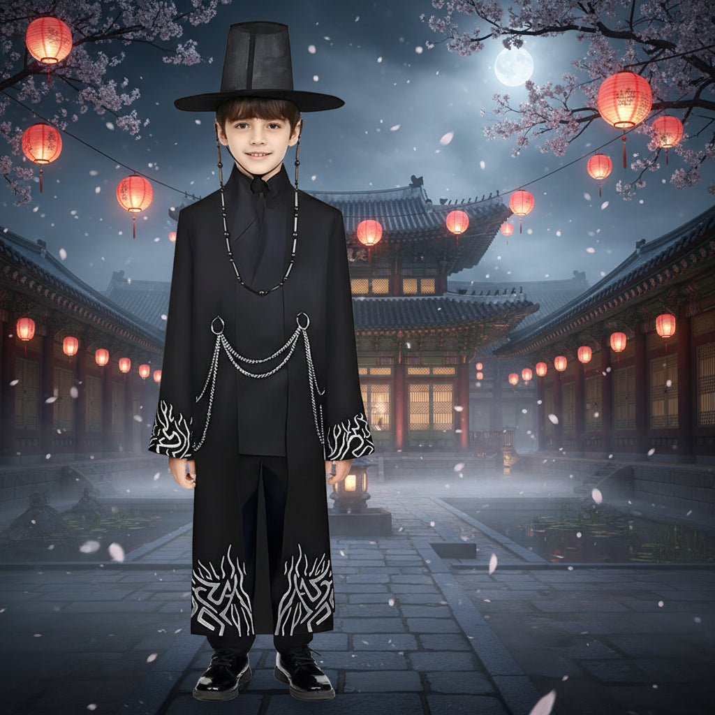 Anime Kpop Boys Role Play Party Saja Cosplay Costume Boys Jinu Halloween Party Carnival Costume Outfit Suit Trikidsworld