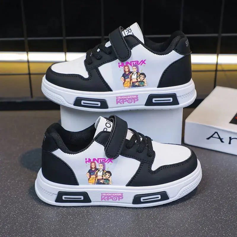 KPop Demon Hunters Children's Casual Sneaker Girls Sports Shoes Cartoon Students Basketbal Running Shoes Kids Tennis Shoes Gifts Trikidsworld