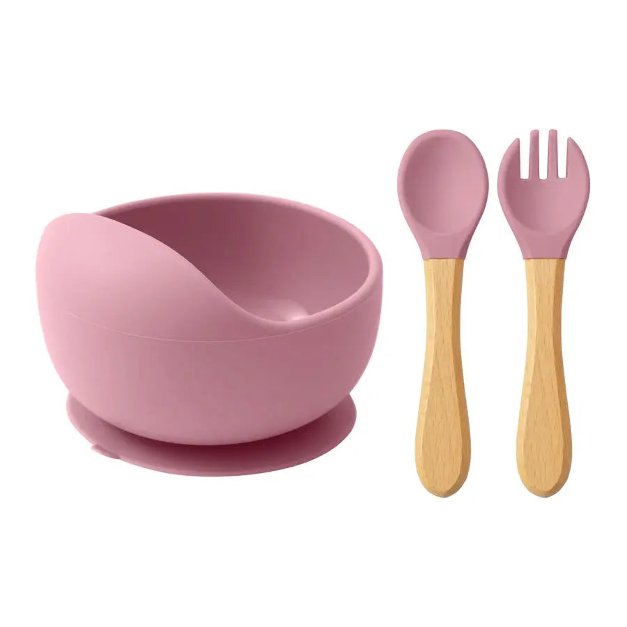 Tiny Bites Trio: Suction Feeding Set for Little Ones Trikidsworld