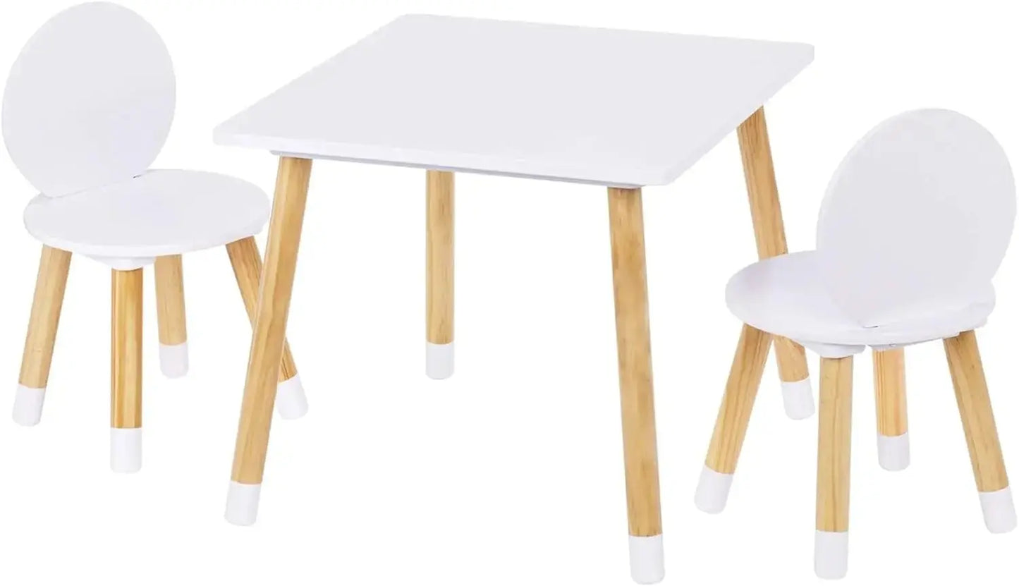 Kids Wood Table and Chair Set Trikidsworld