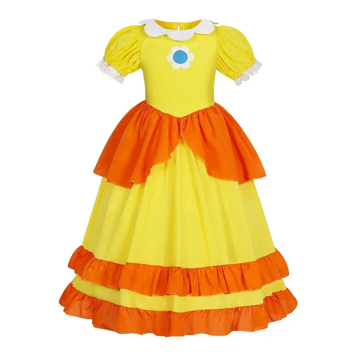 Peach Costume Girl Rosalina Dress Daisy Cosplay Children Birthday Party Dresses for Girls Trikidsworld