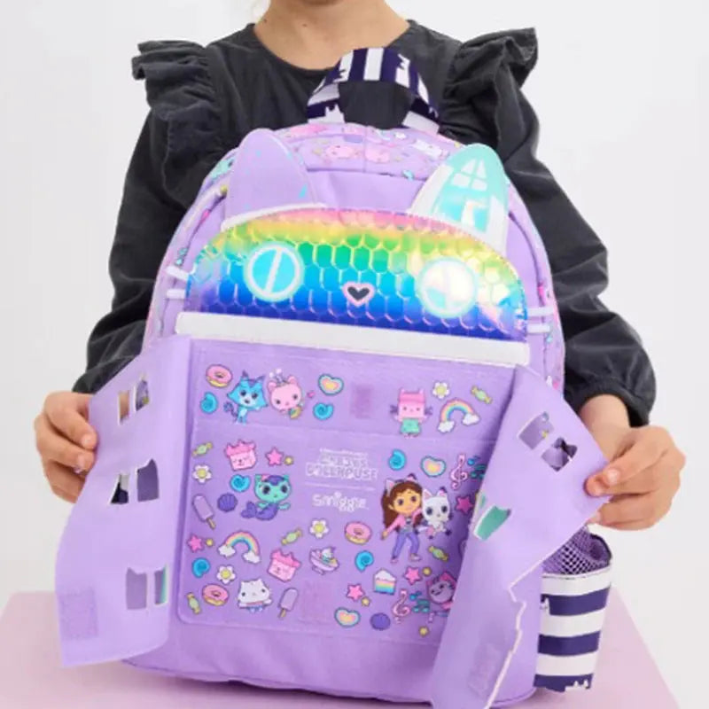 New Original Australia Smiggle Children Schoolbag Girl Gabby Shoulder Backpack Meal Bag Modeling Bags 14 Inch New Semester Gifts Trikidsworld