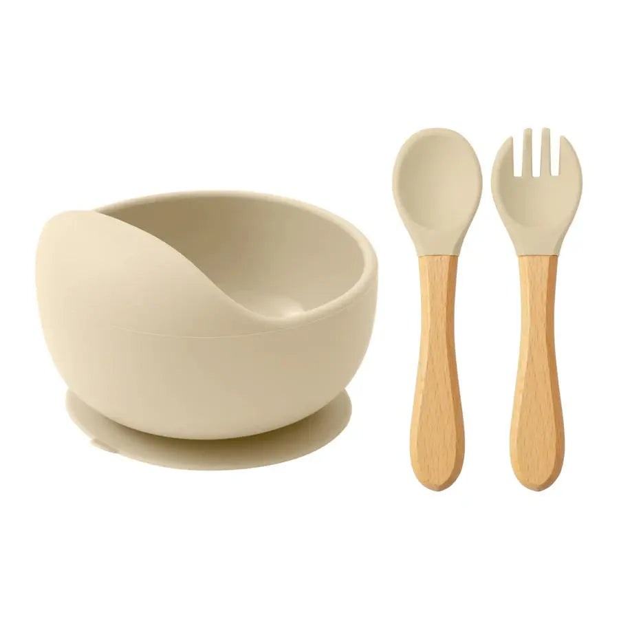 Tiny Bites Trio: Suction Feeding Set for Little Ones Trikidsworld
