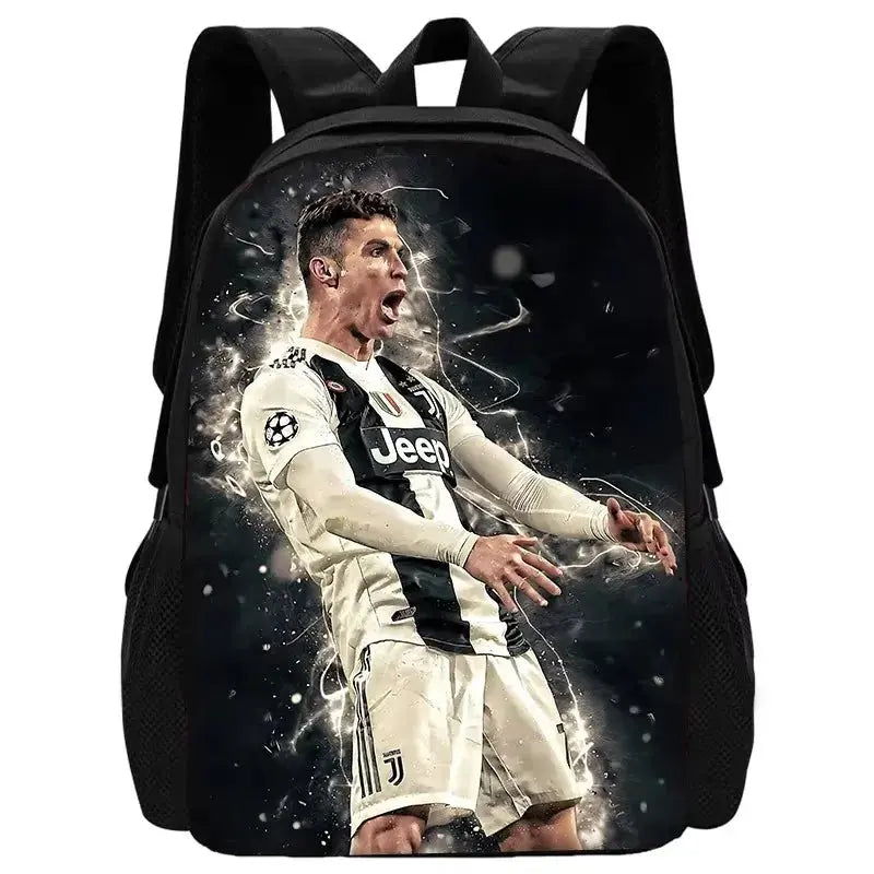 Football CR7 Child School Backpack With Shoulder Ronaldo Bags Trikidsworld