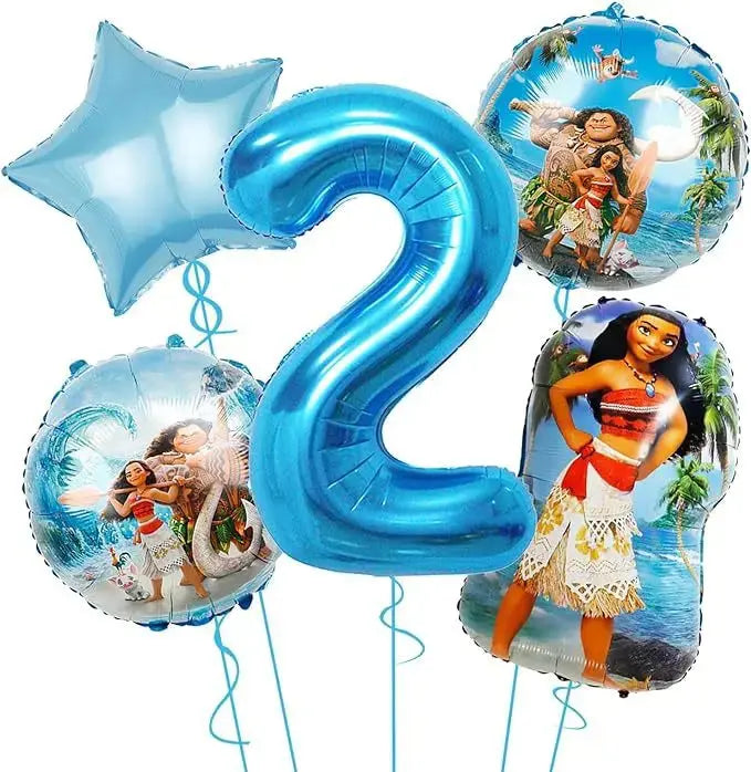 Moana Birthday Party Decoration Cartoon Trikidsworld