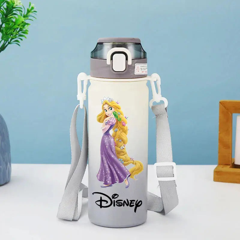Disney Princess Thermos Bottle – Elsa, Straw & Strap Trikidsworld