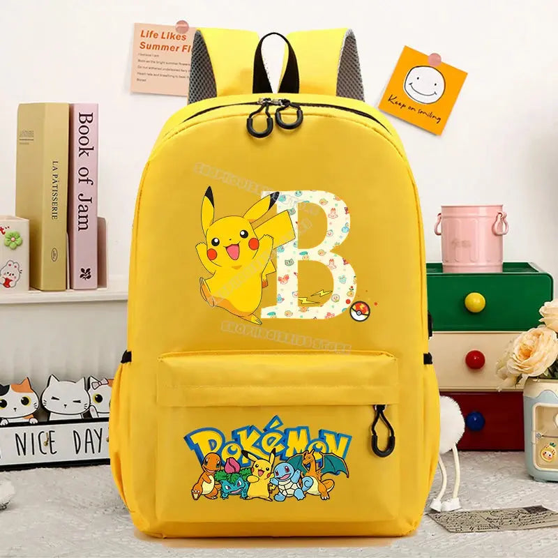 Pokemons School Bag Cartoon Backpack Trikidsworld