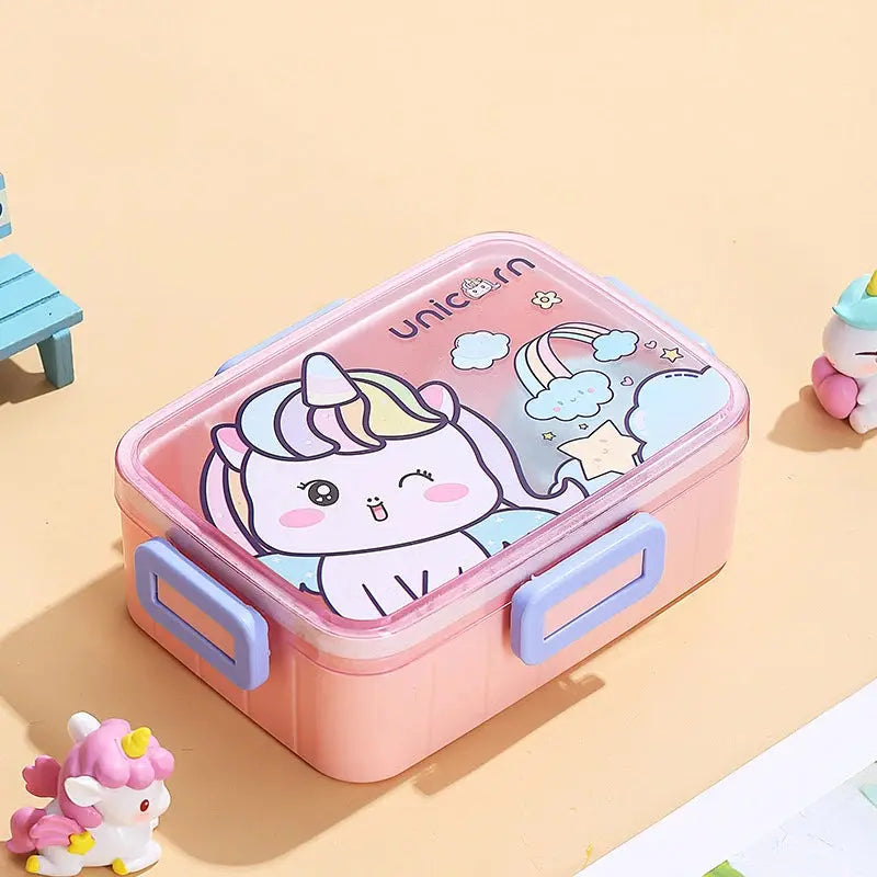 Cute Lunch Box for Kids - Compartments for Children's Food Snacks Trikidsworld