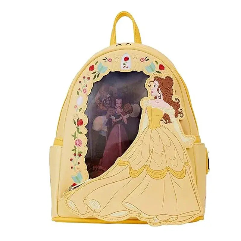 Beauty and The Beast Princess Series Cogsworth Lumiere Chip Bell Winter Cosplay Mini Backpack Fashion Cute Girl Storage Bag Trikidsworld