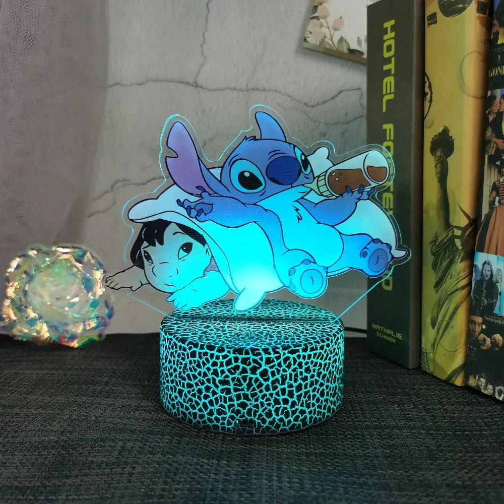 Lilo & Stitch Kids Night Light | Creative Cartoon Table Lamp Gift Trikidsworld