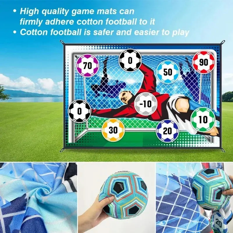 Soccer Game Mat Set Outdoor Indoor Soccer Toys Multiplayer Competitive Soccer Games Children Football Training Boy Gifts Trikidsworld
