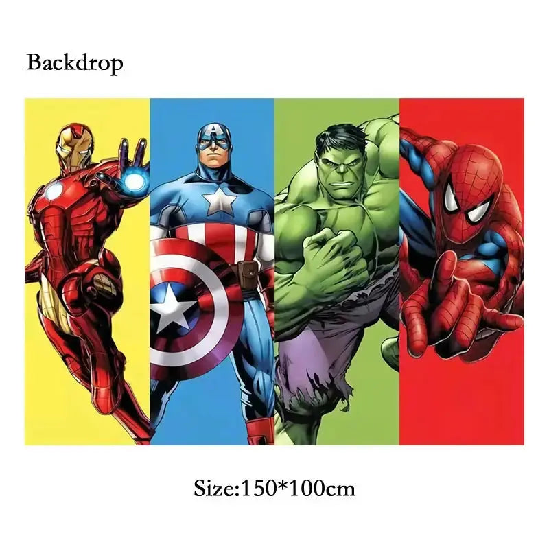 Kids Avengers Marvel Birthday Party Decoration Trikidsworld