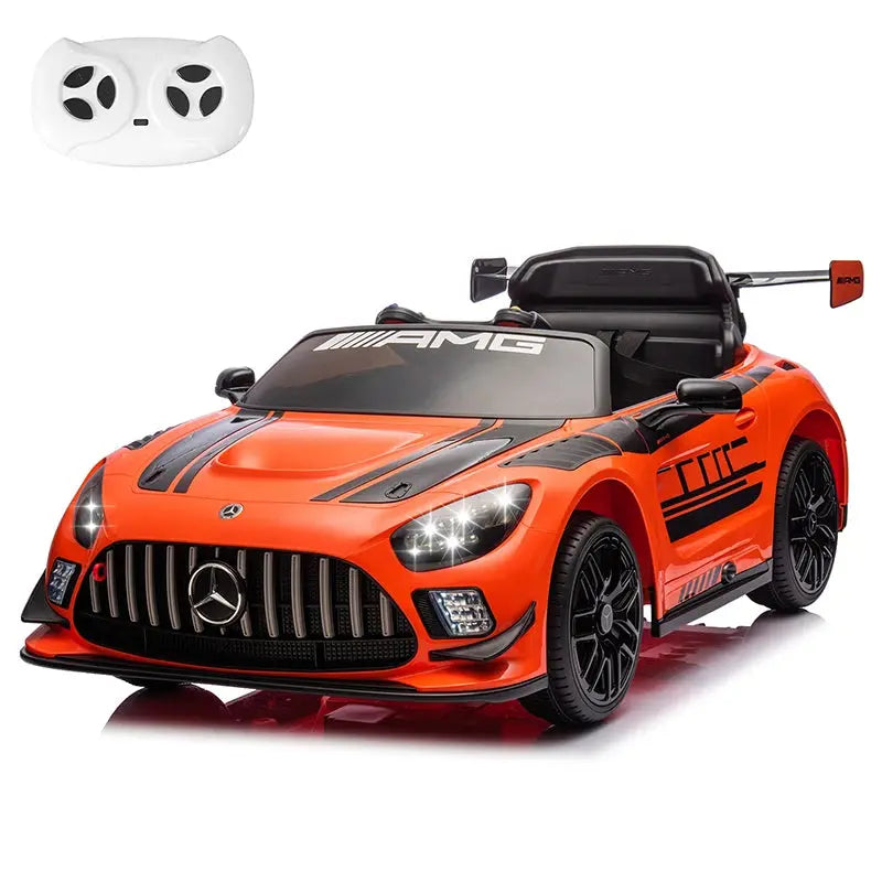 12V Licensed Mercedes-Benz GT3 Kids Ride on Car, Electric Vehicles for Kids Gifts,Ride on Toys with Remote Control, Music Trikidsworld