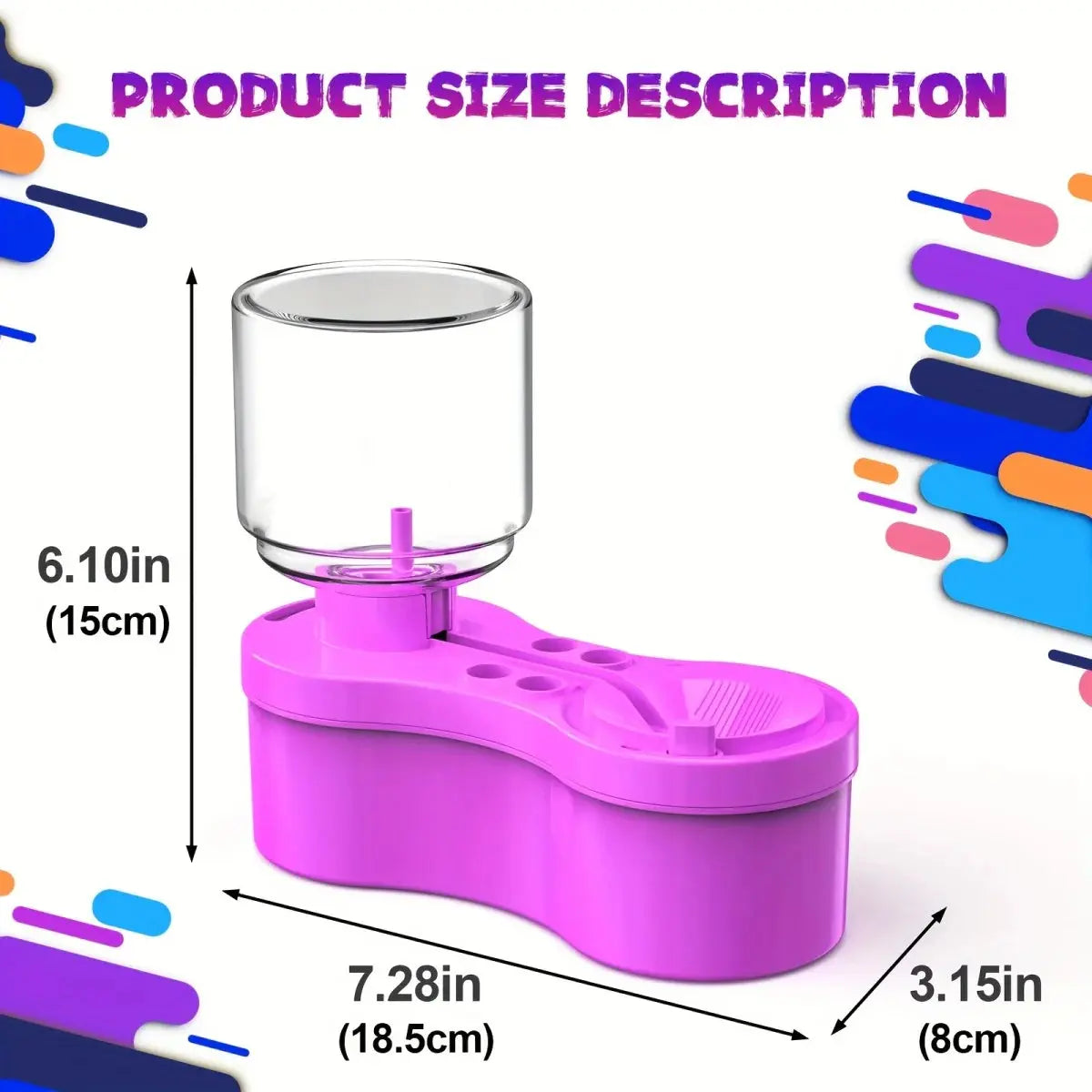 New Paint Brush Cleaner With Drain Button Automatic Water Circulation Paint Brush Cleaning Machine Cleaning Bucket Art Tools Trikidsworld
