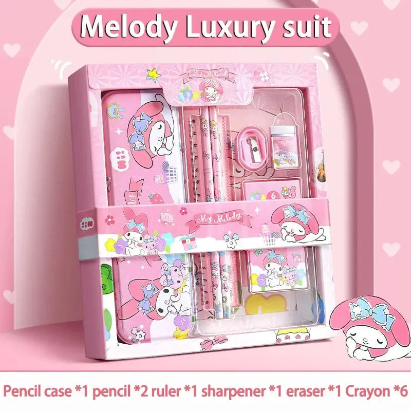 Sanrio Kawaii Stationery Set – 12-Piece Gift Box Trikidsworld