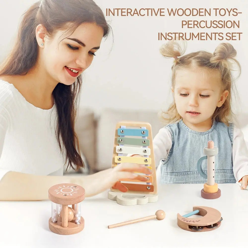 Montessori Wooden Musical Instruments Trikidsworld