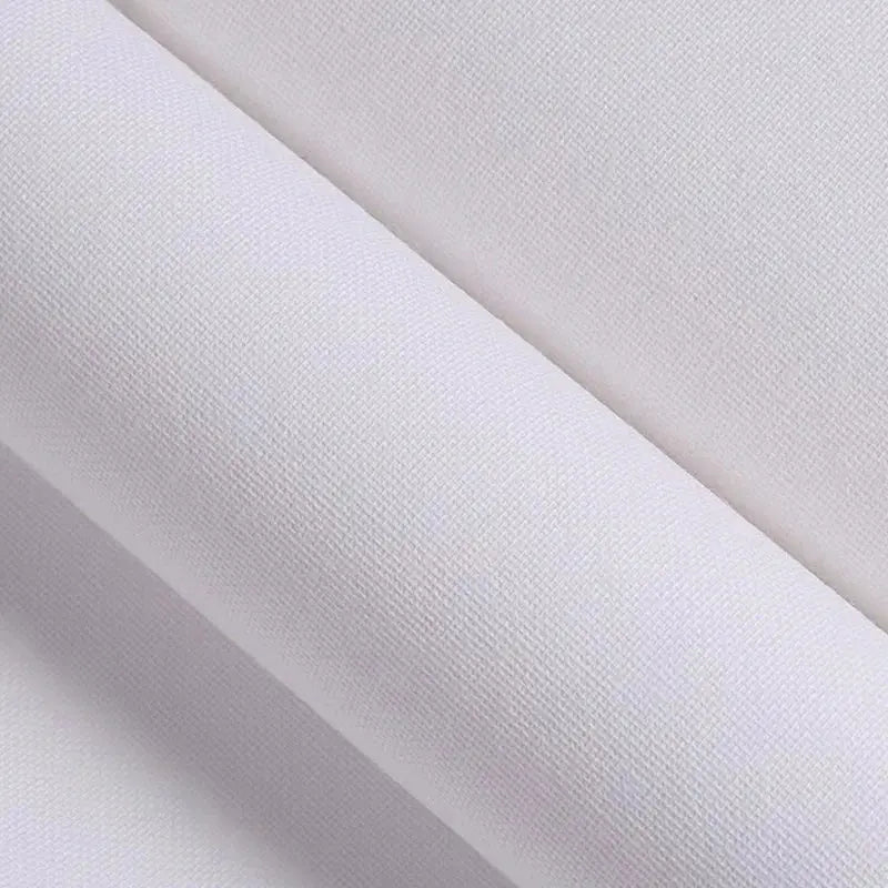 5M/Roll Cotton Canvas Roll,White Blank Specialized Suitable for Oil Painting,Acrylic Pigments,27,37,47,,57,67,77,87cm Wide,HB-02 Trikidsworld