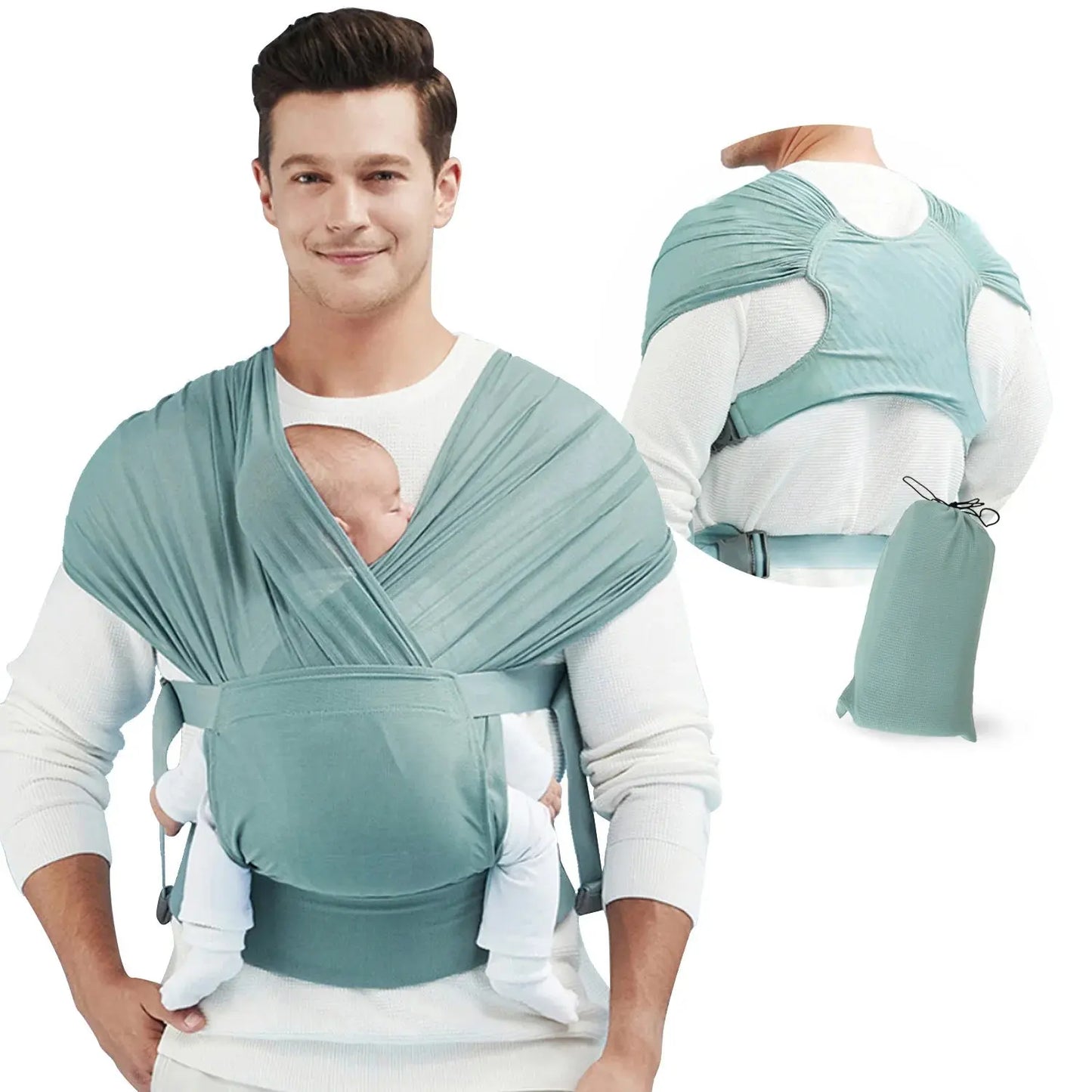 Ergonomic Newborn Baby Carrier with Breathable Sling & Belt Strap Trikidsworld