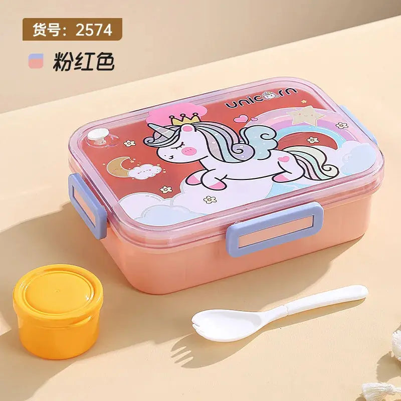 Cute Lunch Box for Kids - Compartments for Children's Food Snacks Trikidsworld