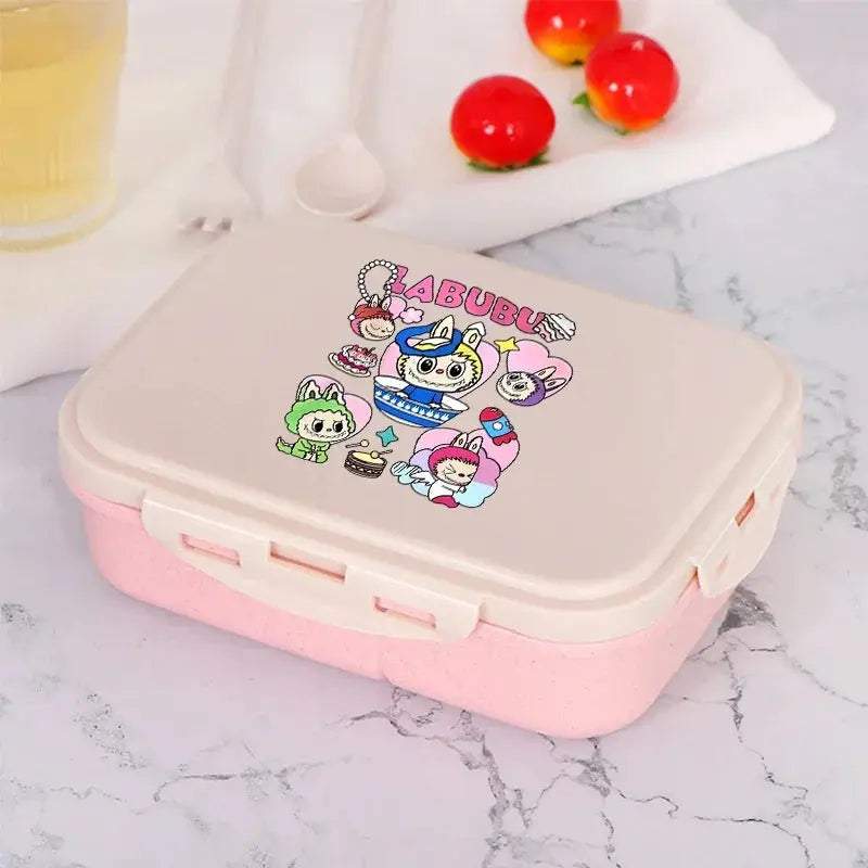 Lunch Bag Cartoon Crystal Sticker Warming Box Portable Outdoor Picnic Food Storage Bags Large Capacity Bento Boxs Gifts Trikidsworld