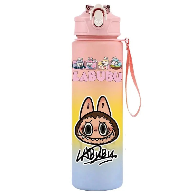 750Ml Cartoon Printed Water Bottle Teenger Student Drinking Portable Cartoon Large Capacity Outdoor Sport Water Cup Kid Gift Trikidsworld