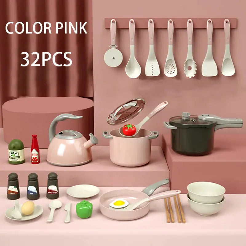 Kids' Pretend Kitchen Set – Mini Food & Cooking Utensils Trikidsworld