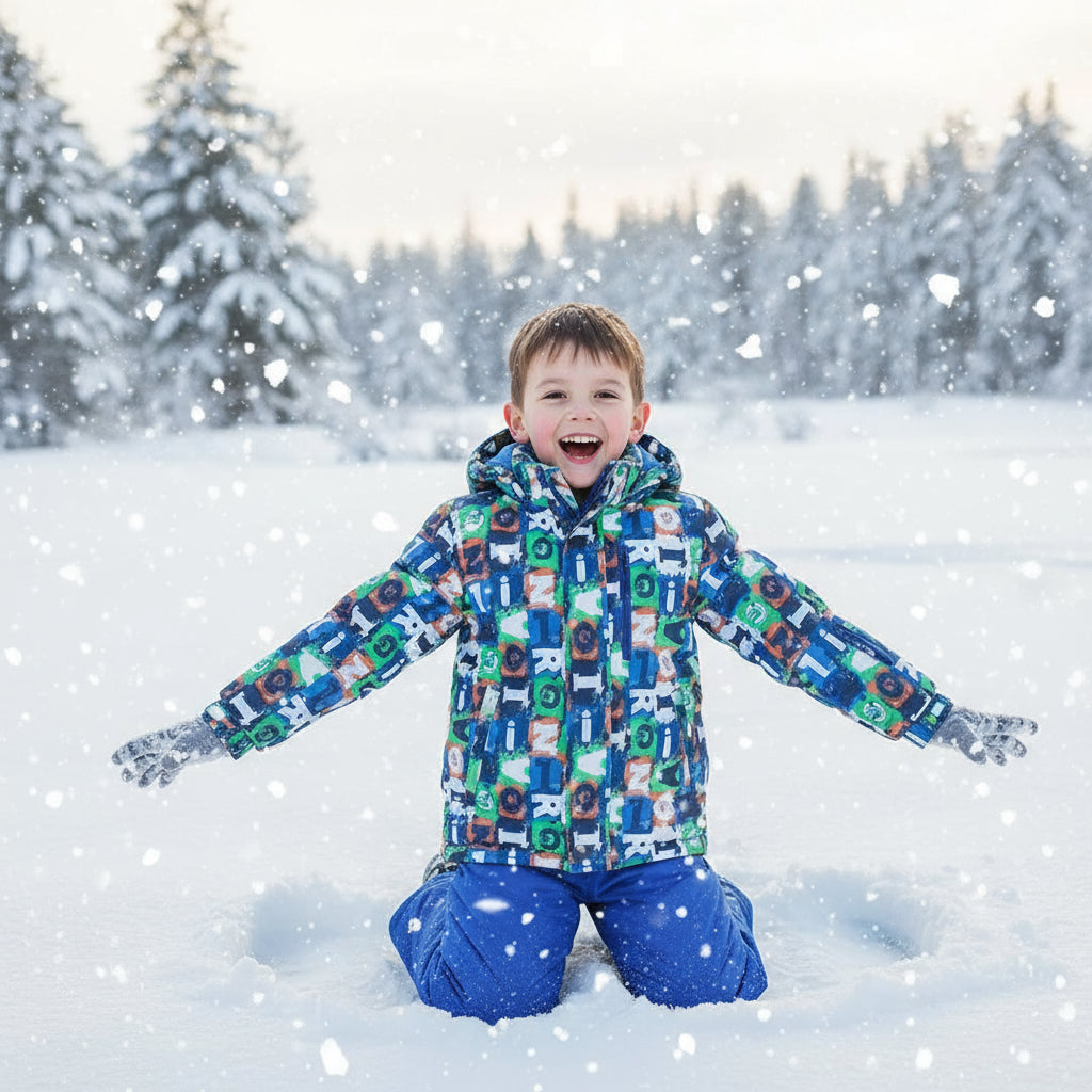 OLEKID -30 Degree Russian Winter Children Boys Ski Suit Thick Warm Waterproof Windproof Jacket Coat + Overalls Girls Snowsuit Trikidsworld