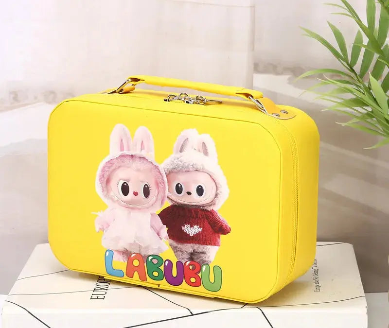 New Cute Cartoon Monster Doll Makeup Bag Multi Functional Handheld Portable Small Square Storage Bag Children's Birthday Gift Trikidsworld