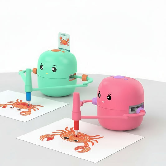 Interactive Educational Drawing Robot Learning Toy With 100 Cards Early Educational Toys For Girl And Boy Trikidsworld
