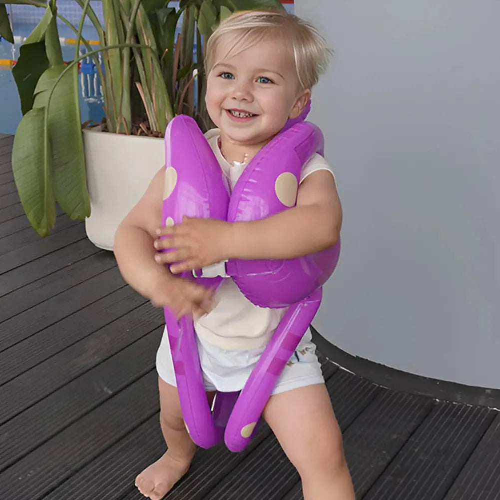 PVC Drifting Safety Vest Lightweight Inflatable Buoyancy Vest Portable Adjustable Webbing Safety Buckle Swim Pool Accessories Trikidsworld