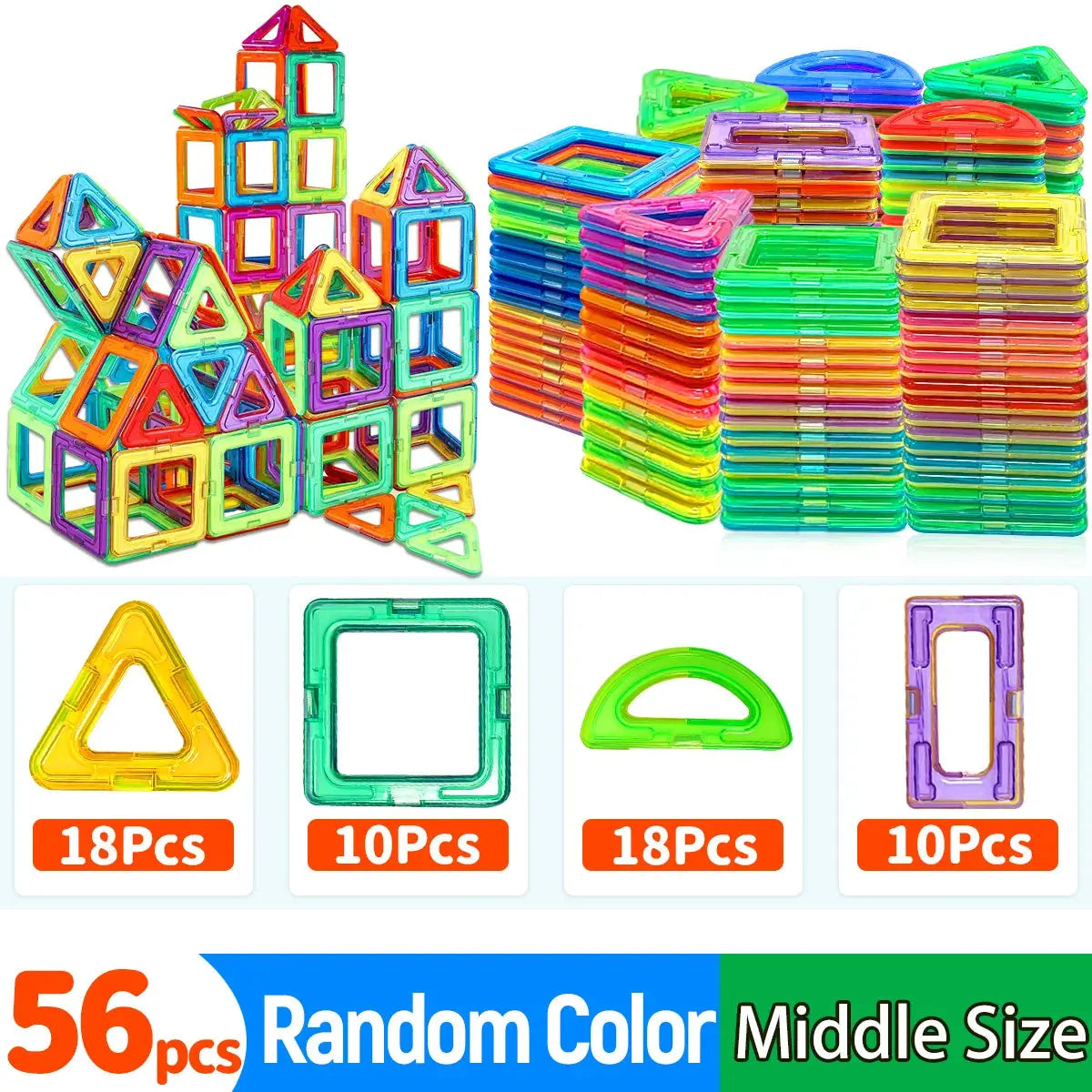 Magnetic Building Blocks Learning Educational Toys Trikidsworld