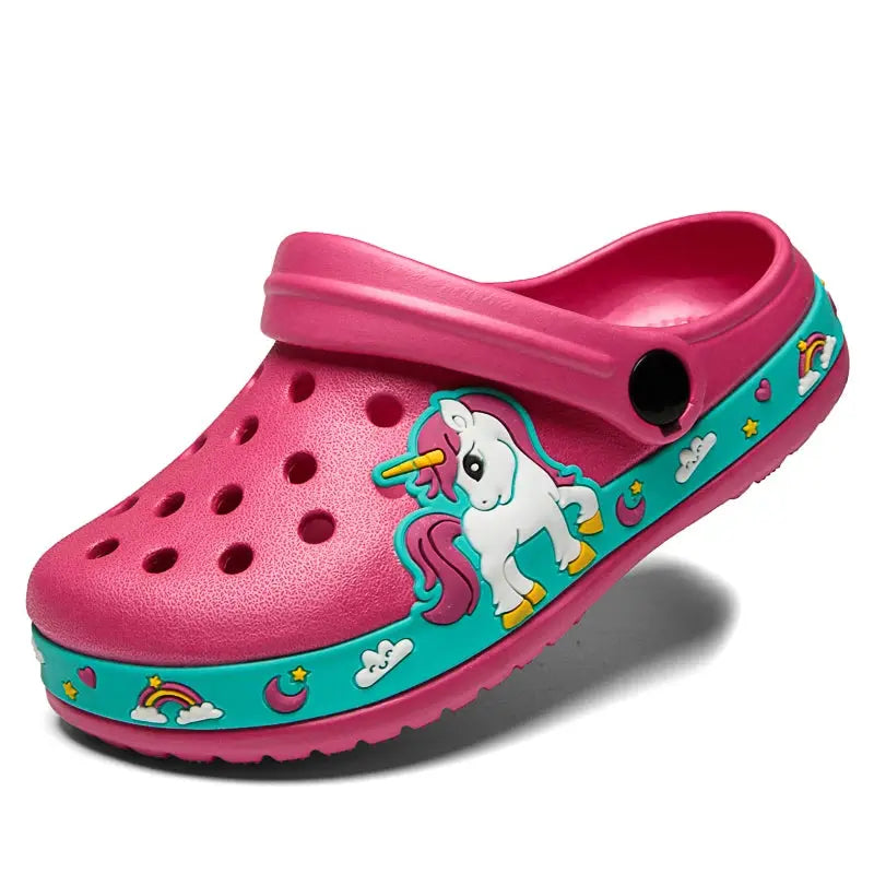 Cute Cartoon Kids Summer Slippers – Soft & Comfy Slides Trikidsworld
