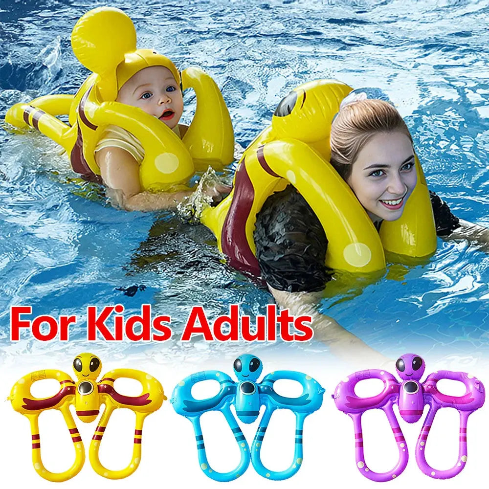 PVC Drifting Safety Vest Lightweight Inflatable Buoyancy Vest Portable Adjustable Webbing Safety Buckle Swim Pool Accessories Trikidsworld