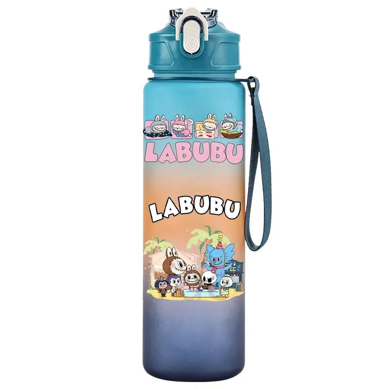 750Ml Cartoon Printed Water Bottle Teenger Student Drinking Portable Cartoon Large Capacity Outdoor Sport Water Cup Kid Gift Trikidsworld