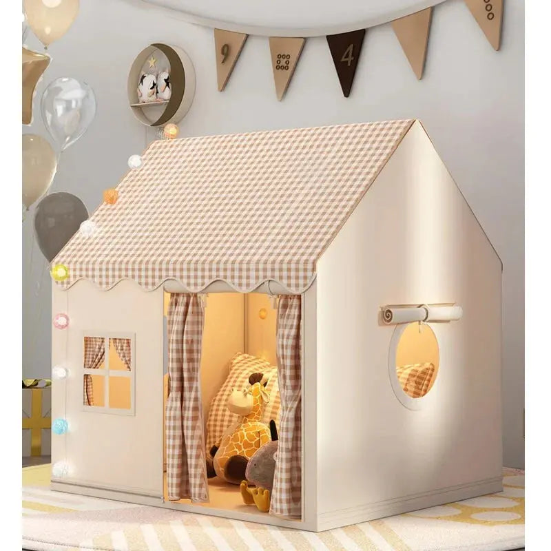 Child Small House Folding Playtent Kid Toy Tent Princess Girl Castle Play House Baby Tent Not include light Ball Chrismas Gift Trikidsworld